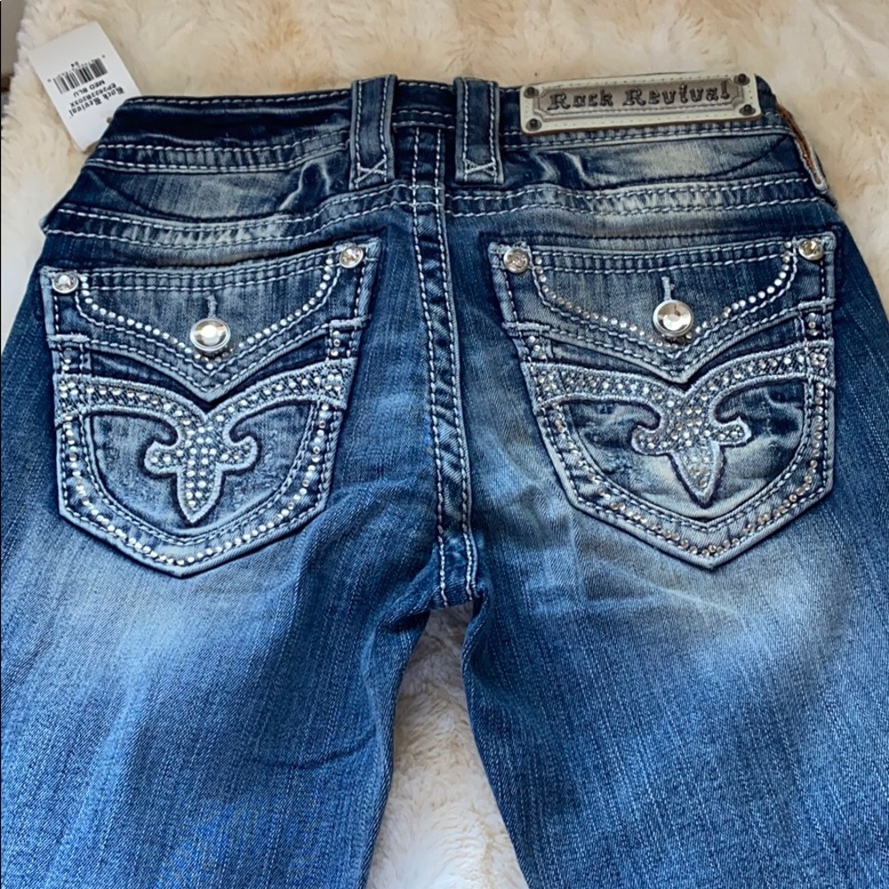ROCK REVIVAL Greer Boot Stretch Jean Size 24 - Picture 9 of 11